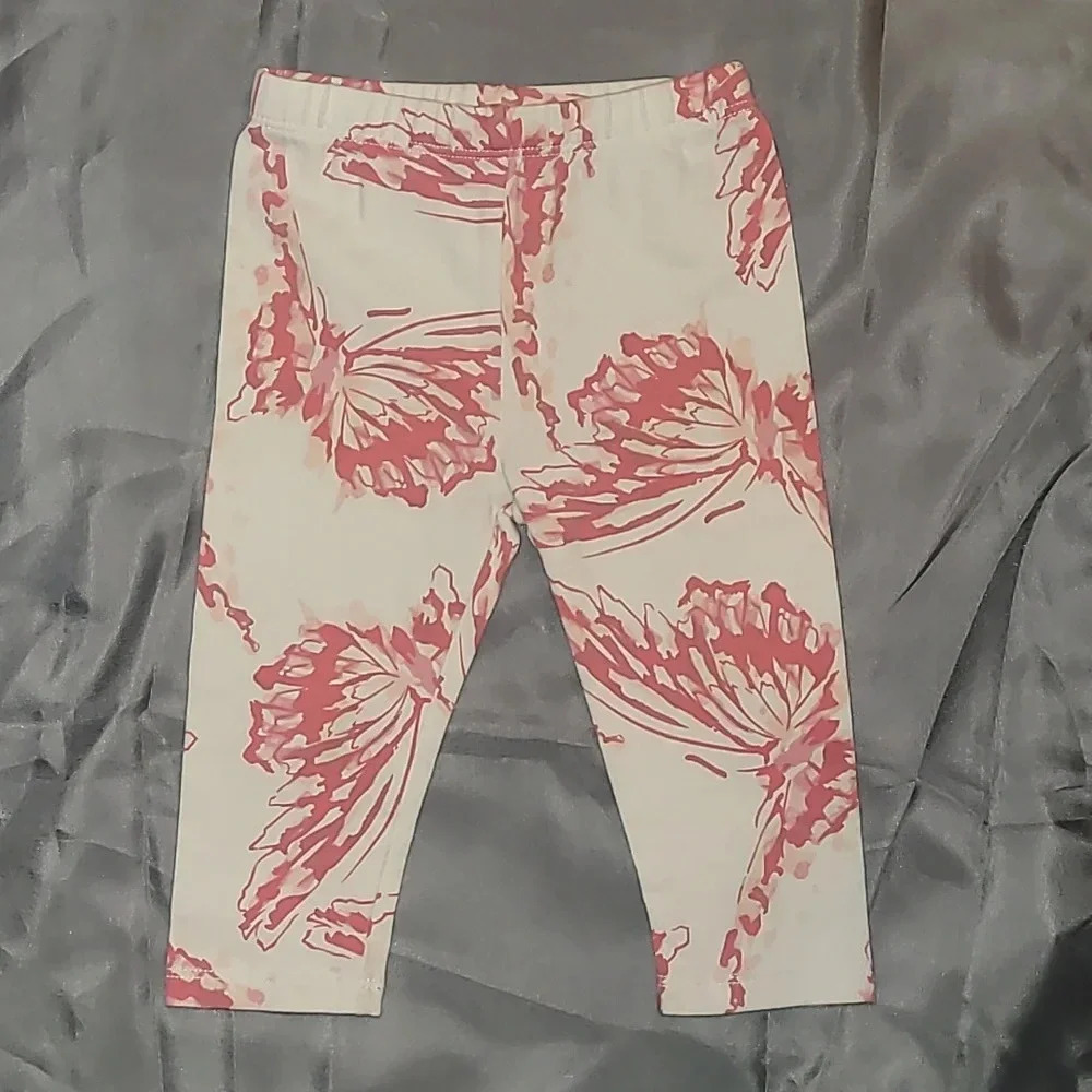 Baby Girls 6-12 months pink and white butterfly dress set BABYGAP LOT-B - Picture 3 of 3